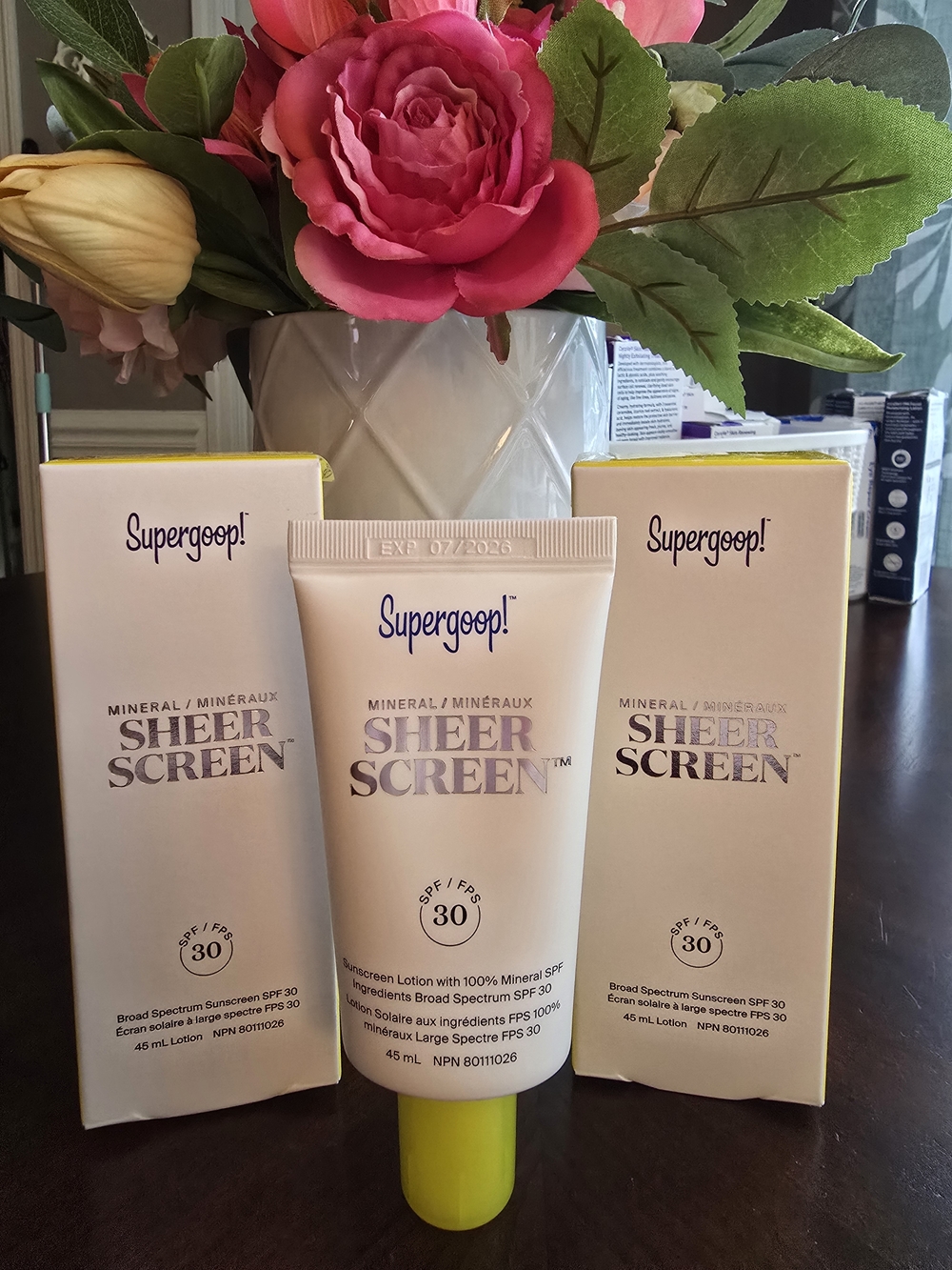 Supergoop! Sheer Screen SPF 30 Mineral Sunscreen - White & Yellow